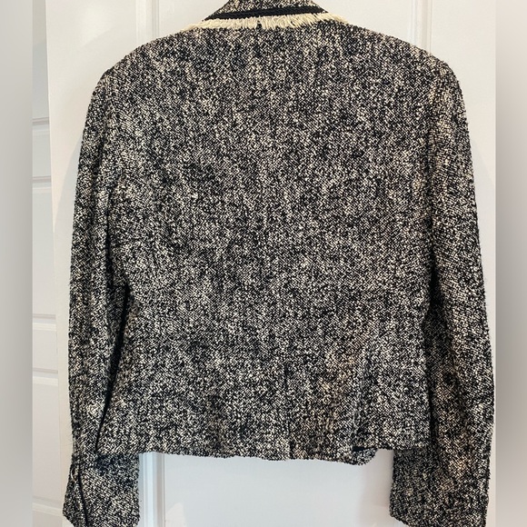 Tweed blazer Talbots black and cream - Picture 4 of 5